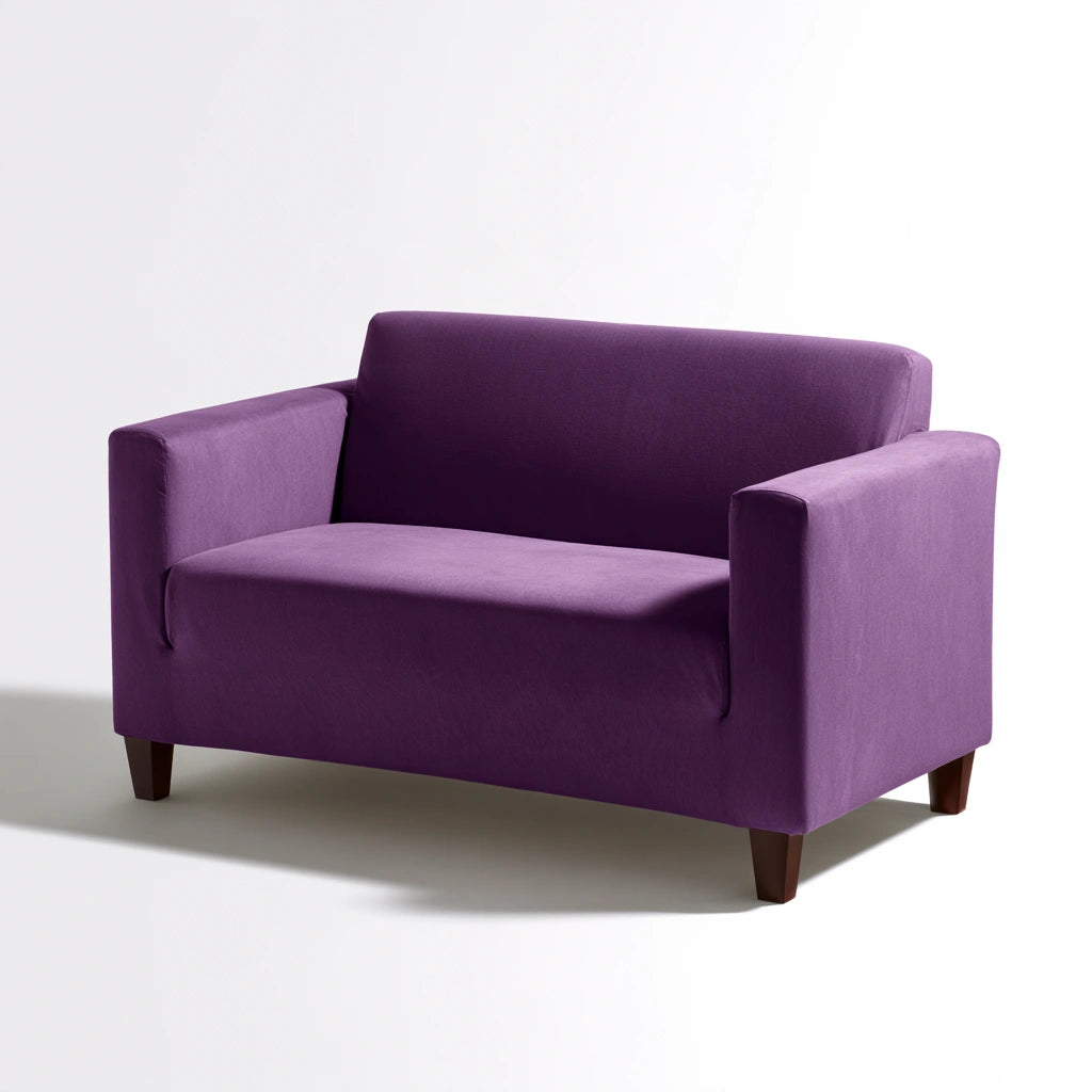 Housse extensible pour siège en tissu, coloris violet