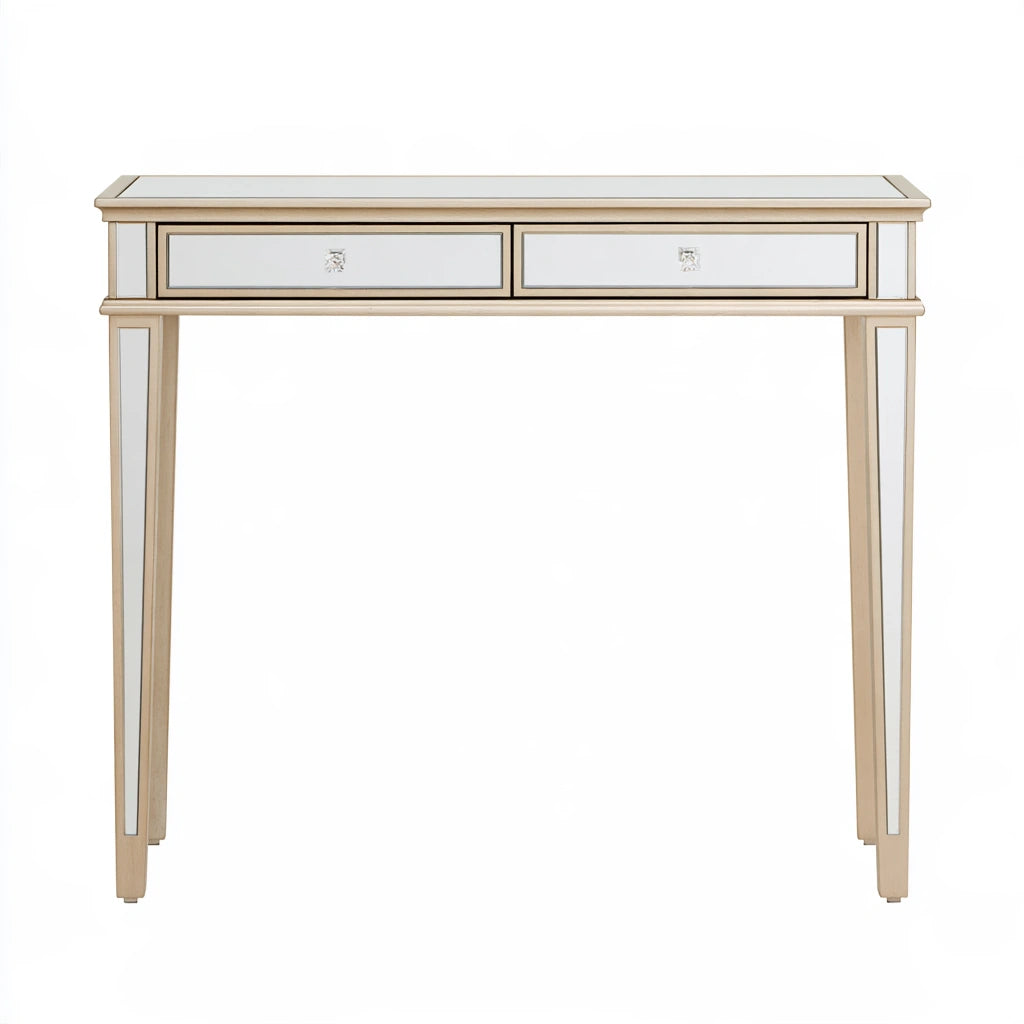 Console d'entrée aux lignes épurées, coloris gris