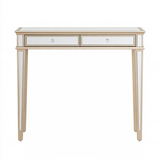 Console d'entrée aux lignes épurées, coloris gris